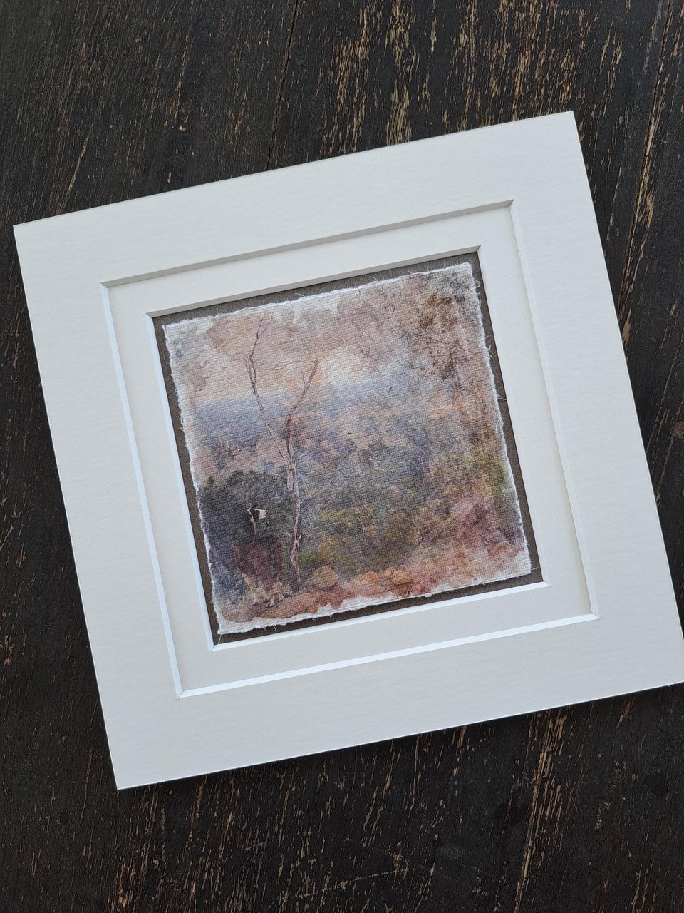 Mini llama artwork "The Lookout"