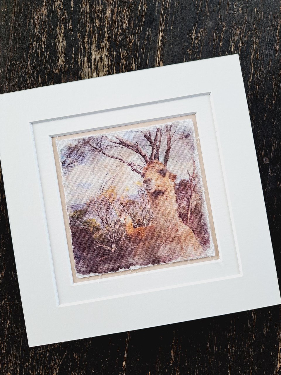 Mini art print. "Just Chillin"