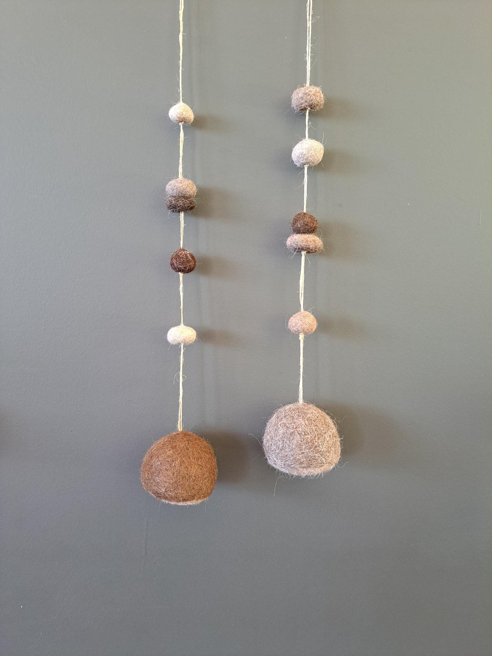 Llama Fibre Bell: Boho Nursery Decor, Rustic Children's Room