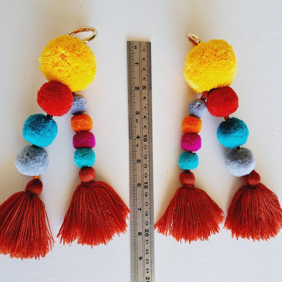 Colorful Llama Alpaca Halter Tassels