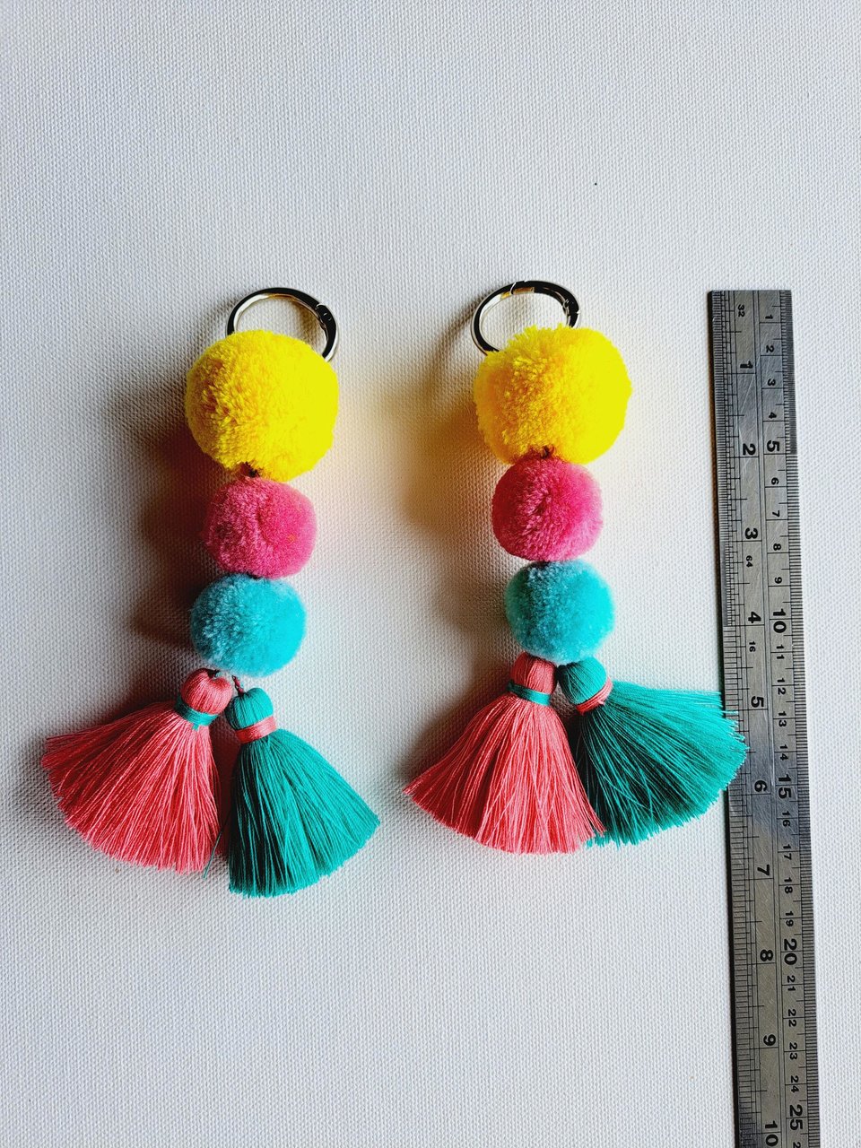Llama Alpaca Clip on Accessories, Tassel set for halter. Colourful Llama Gifts