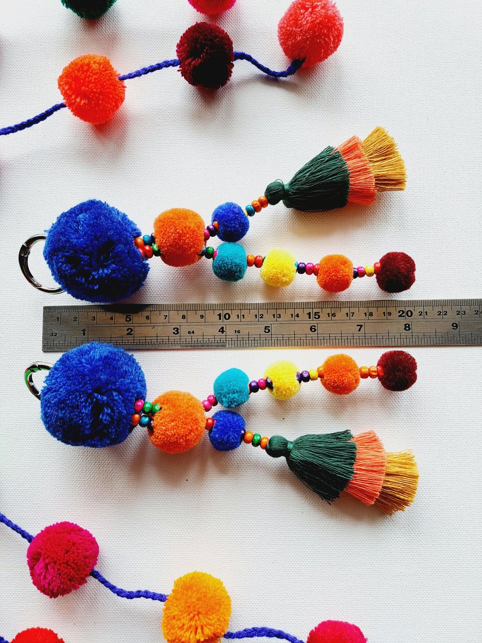 Colourful Llama / Alpaca Tassels and Pom Poms 