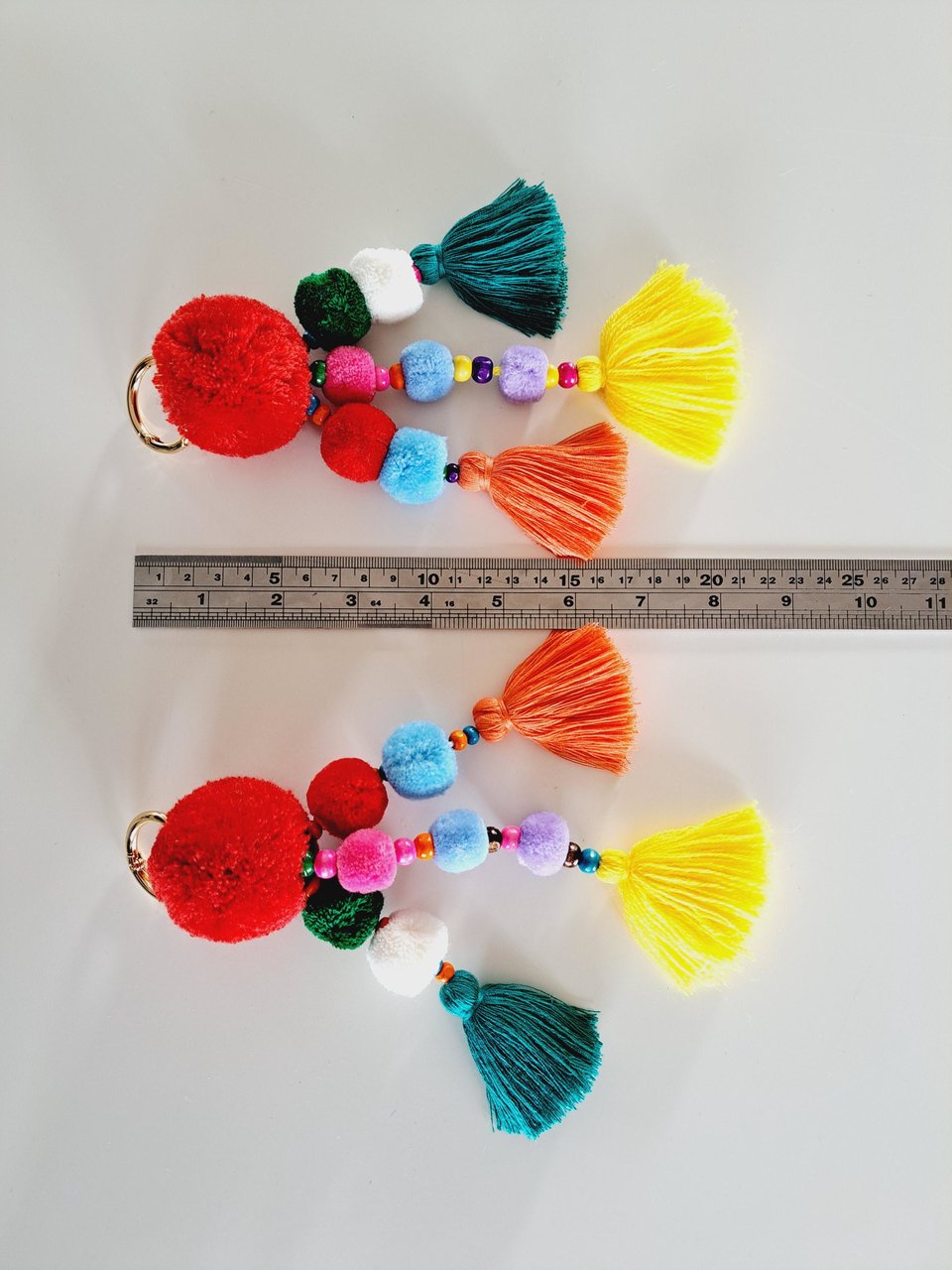 Colourful Llama / Alpaca Halter Tassels packaged for gifting.