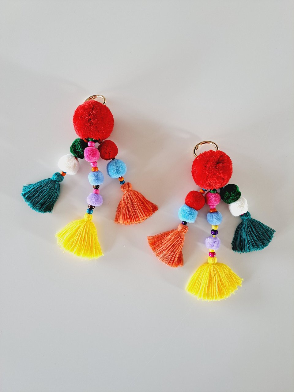 Colourful Llama / Alpaca Halter Tassels packaged for gifting.