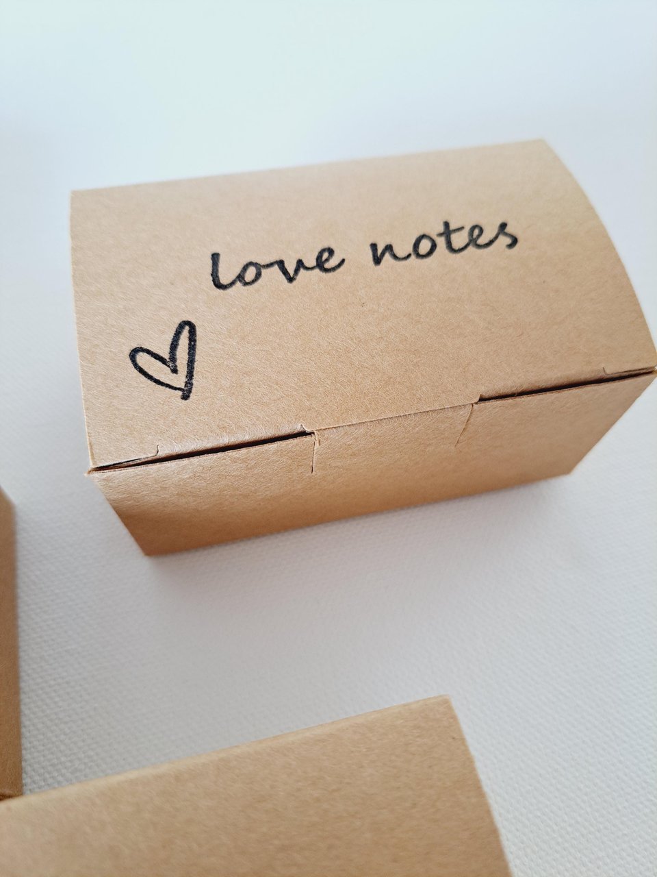 Little Box of Love Notes. 50 blank deckle edge papers. Mini Handmade Recycled 2x3 sheets, Neutral tones, for messages of love