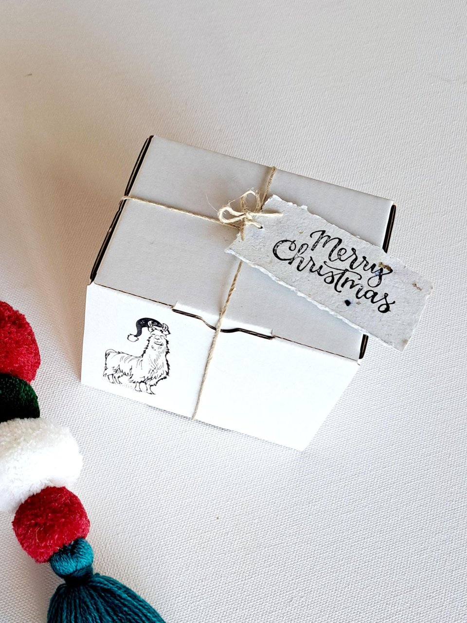 Christmas Llama or Alpaca Halter Tassels.