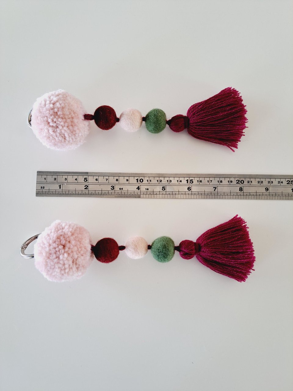 Pink and maroon Llama Halter Tassel Accessories