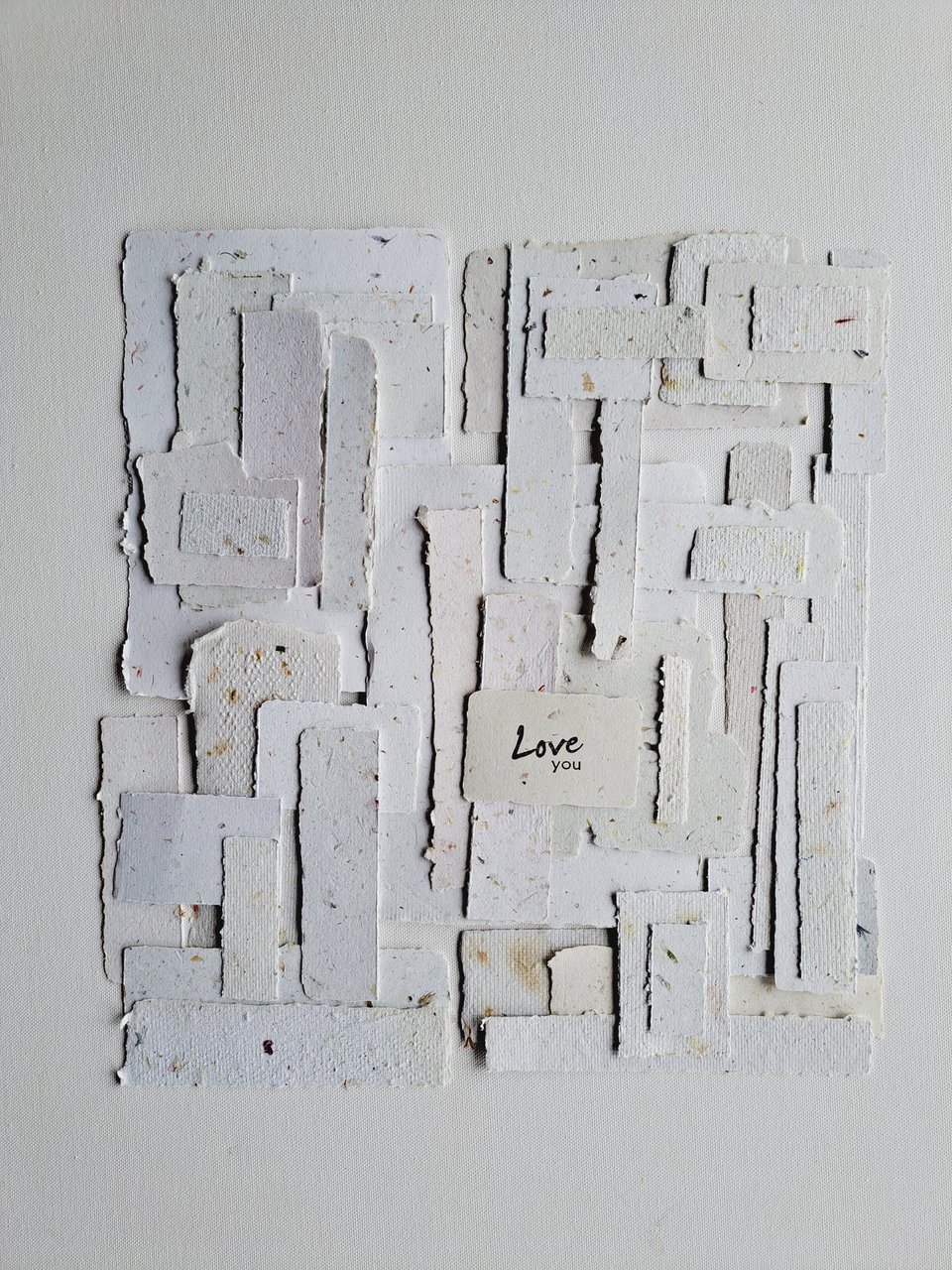 Handmade Paper Collage Pack,  Junk Journal papers in neutral tones