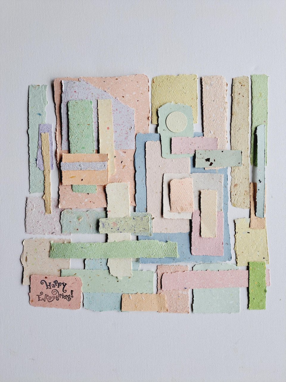 Handmade Recycled Collage Paper Pack, Junk Journal, Scrapbooking papers, coloured bundle