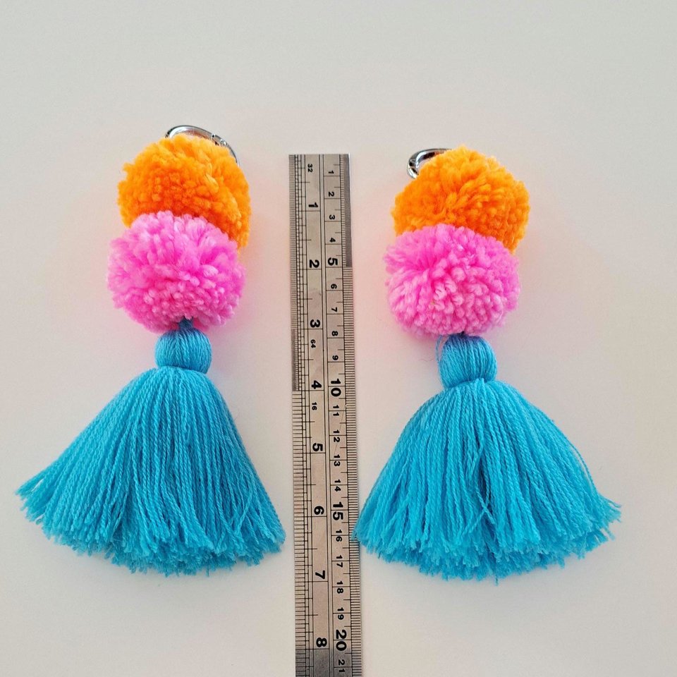 Llama Alpaca Clip on Accessories, Tassel set for halter.  Gifts for llamas