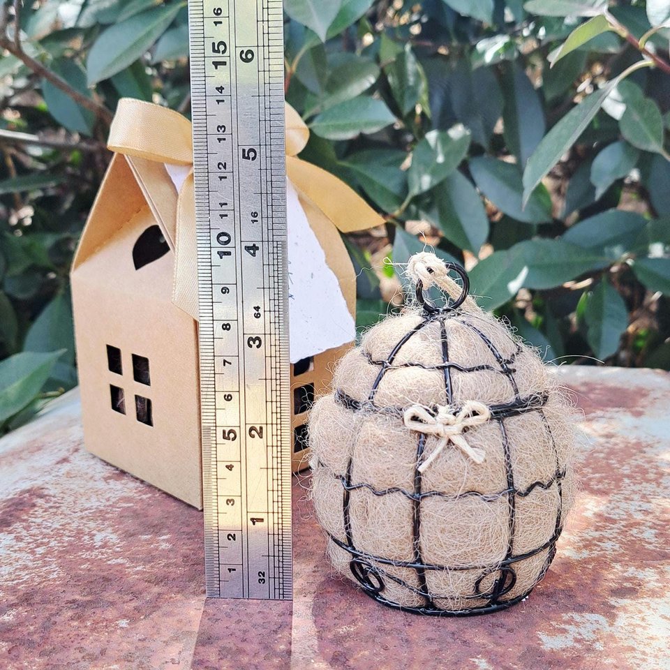 Real Estate agent, neighbor or landlord gift: Small Bird Nester for new home owner or tenant with native garden.