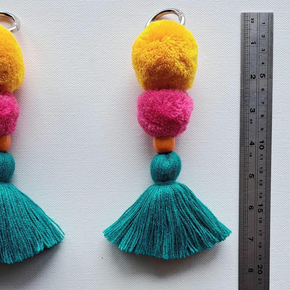 Llama Alpaca Clip on Accessories, Tassel set for halter