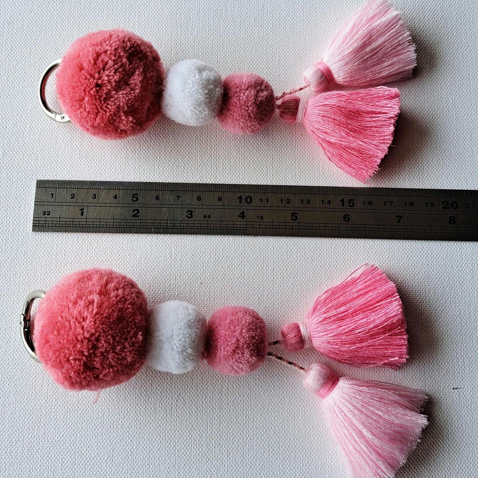 Pink Llama Alpaca Halter Tassels