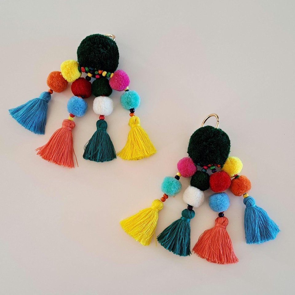 Colourful Llama / Alpaca Halter Tassels