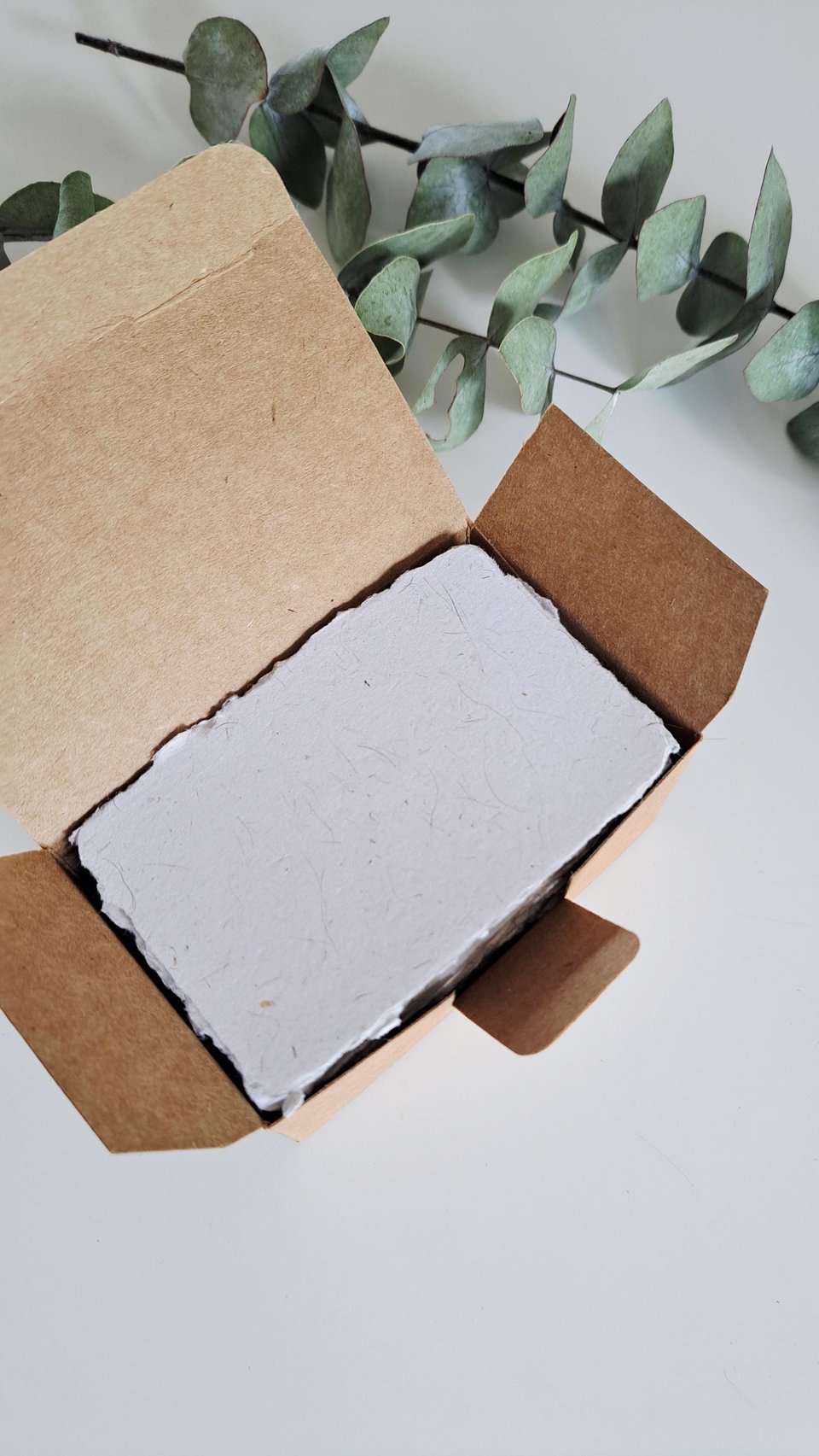 50 Llama Fibre Business Cards, Blank Hand-made, Recycled Paper with Llama Fibre, Deckle Edges