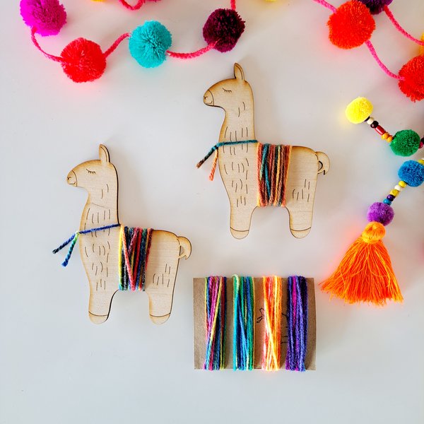 Llama craft for kids