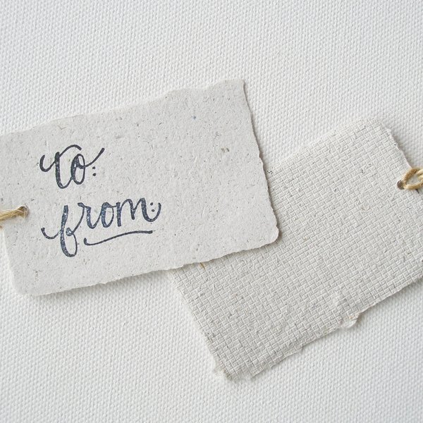 8 TO / FROM Llama Poo Tags, Recycled Gift Tags / Swing Tags with Deckle Edge for Eco Friendly Gifts, Llama Gifts, Llama Products, Organic