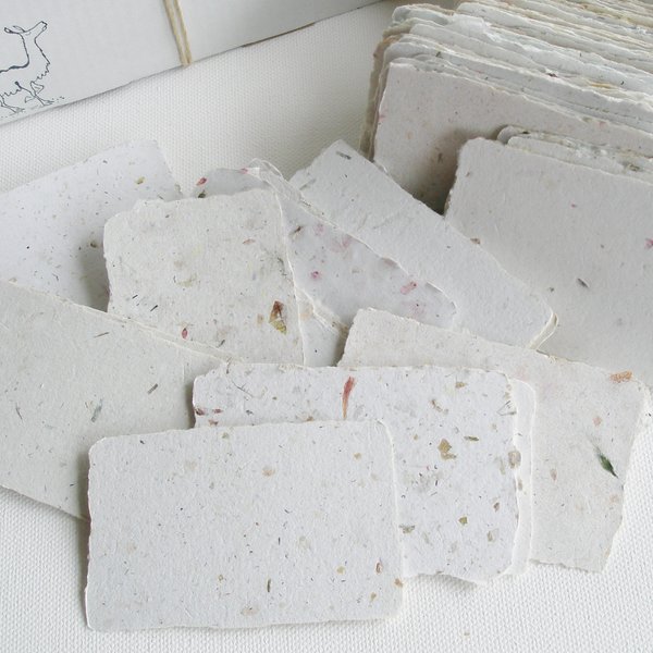 homemade recycled blank cards