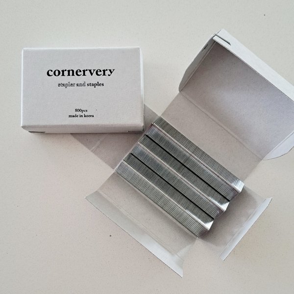 Corner Staples - Silver