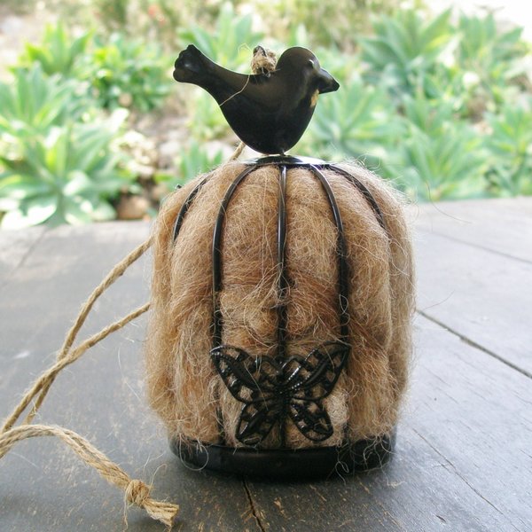 Llama Bird Nester, Bird Nesting Fibre, Nester, Nesting Material, Wildlife Nester, Garden Decor, Nature Garden, Garden Gifts, Bird Gift