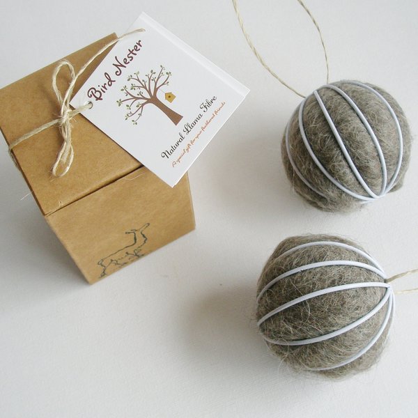 Bird Nester filled with Llama Fibre. Gardener gift. Nature Play Children's Gif. Nesting Material for native birds or aviary