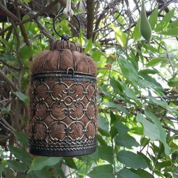 Bird Nester. Llama Fibre, wool nesting material.  Gift for wild birds, dad, gardener, nature lover, aviary, twitcher, housewarming, new home