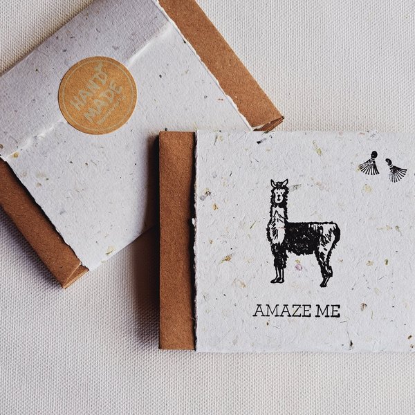 10 Mini Motivation Cards with Envelopes for Teachers, Handmade Recycled Paper Parent Notes for students, mentor encouragement or inspiration