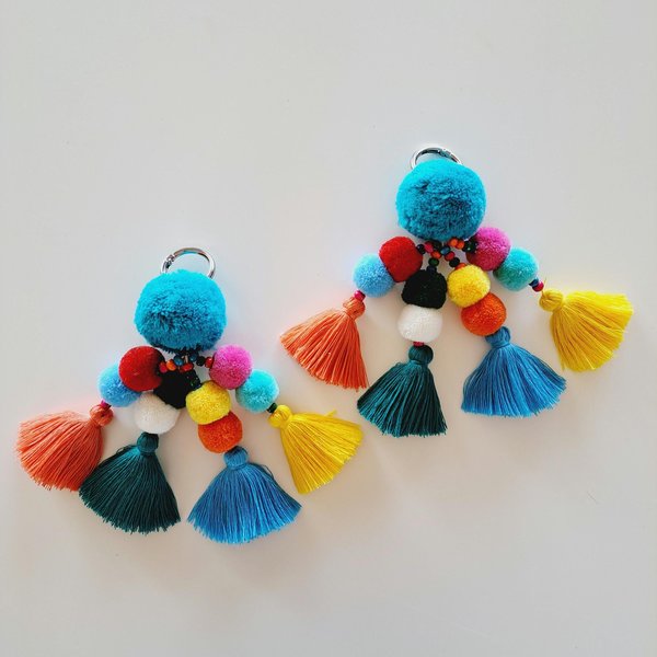 Bright and Colourful Llama or Alpaca Halter Tassels
