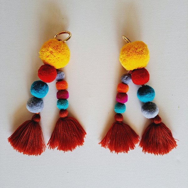 Colorful Llama Alpaca Halter Tassels