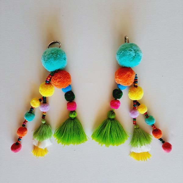 Llama Alpaca Clip on Accessories, Tassel set