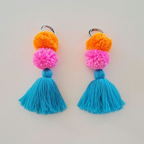 Llama Alpaca Clip on Accessories, Tassel set for halter.  Gifts for llamas